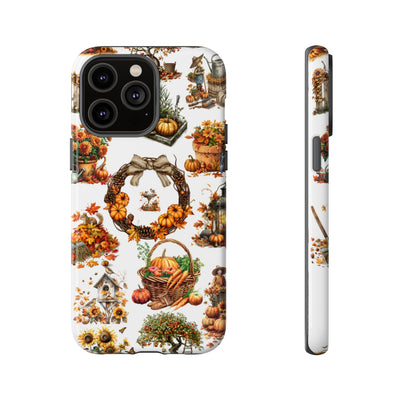 Impact Resistant, Fall Leaves Collage, Cute Phone Cases for Samsung S24, S23, S22, S21, IPhone 15 pro Iphone 14 pro Iphone 13 IPhone 12 Iphone 11