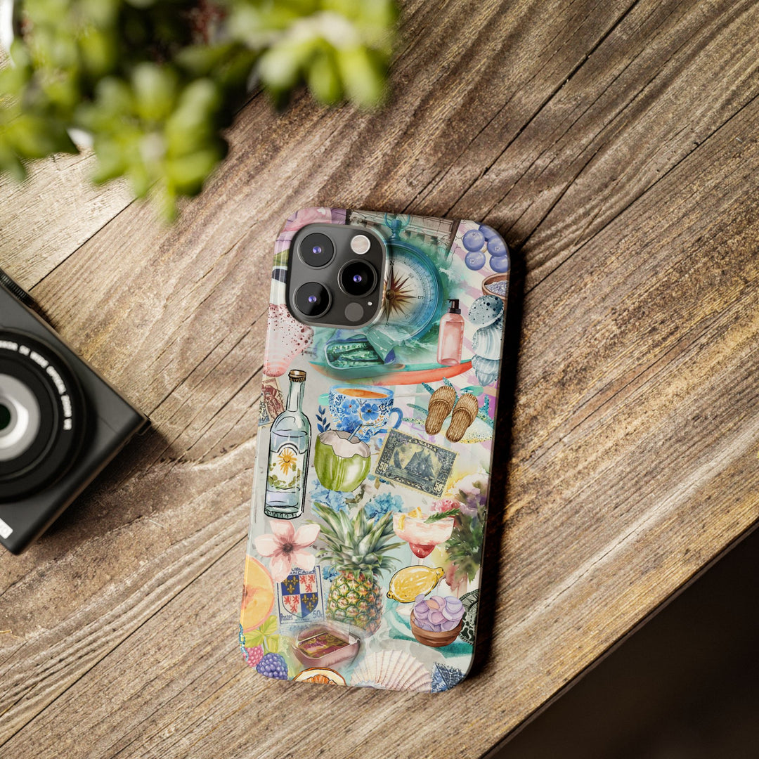 Slim Travel Coquette Collage Slim Cute Phone Cases for Iphone | iPhone 15 Case | iPhone 15 Pro Max Case, Iphone 14, Iphone 14 Pro Max, Iphone 13 - Studio40ParkLane