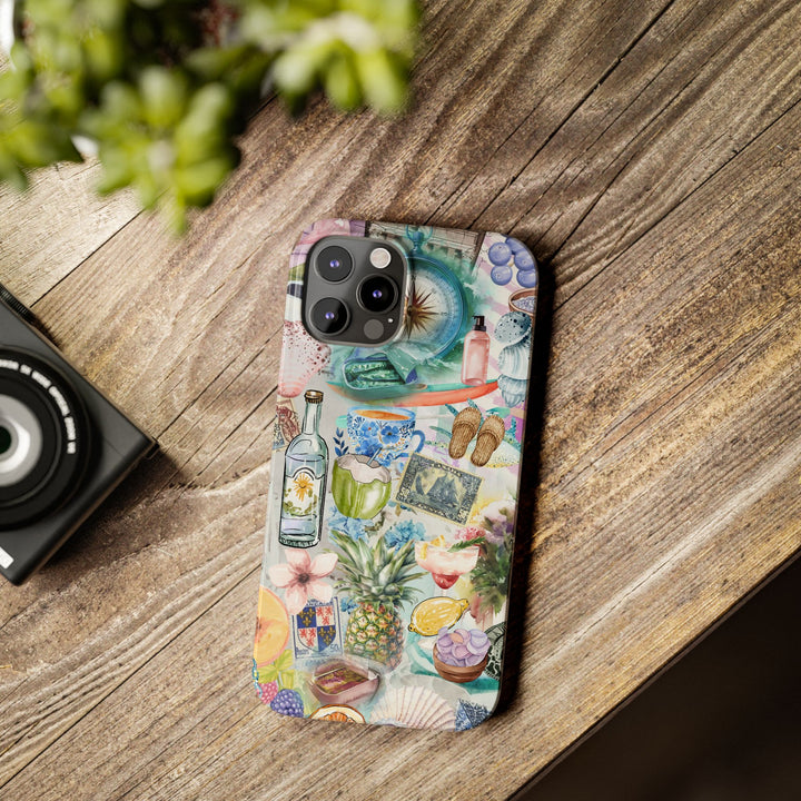 Slim Travel Coquette Collage Slim Cute Phone Cases for Iphone | iPhone 15 Case | iPhone 15 Pro Max Case, Iphone 14, Iphone 14 Pro Max, Iphone 13 - Studio40ParkLane