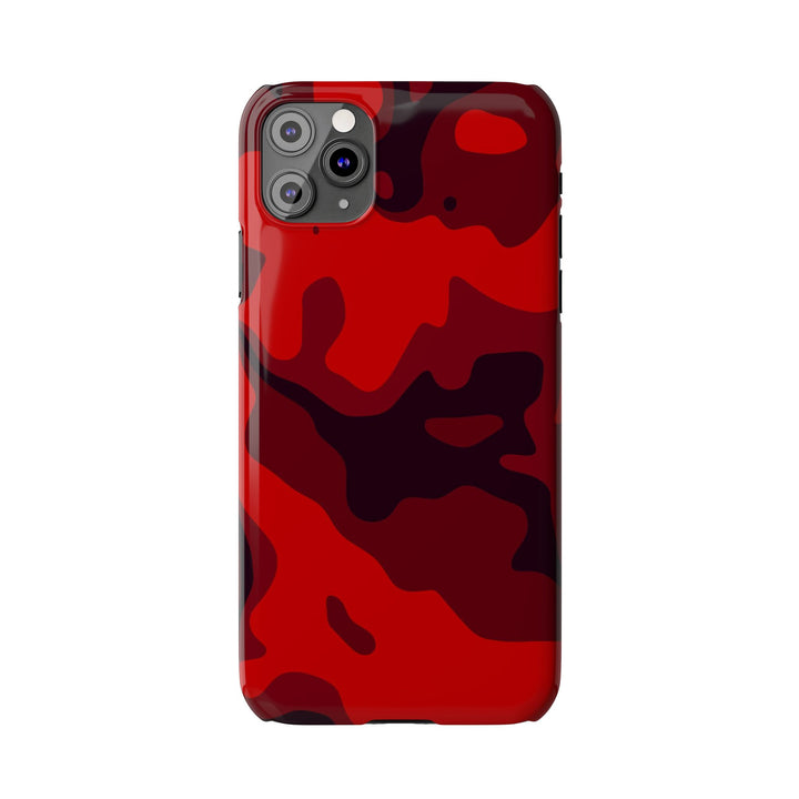 Slim Cute Phone Cases for Iphone - | iPhone 15 Case | iPhone 15 Pro Max Case, Iphone 14 Case, Iphone 14 Pro Max, Iphone 13, Red Camo Camouflage - Studio40ParkLane