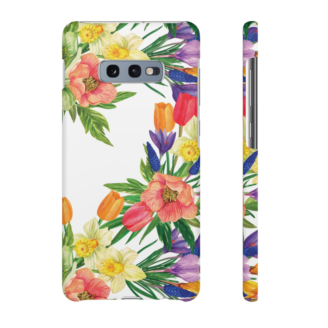Sleek Snap Spring Summer Flowers Cute Phone Case for iPhone 16 15 14 13 12 11 X Xs Max Xr Pro Plus Samsung Galaxy S24 S23 S22 S21 S20 Ultra