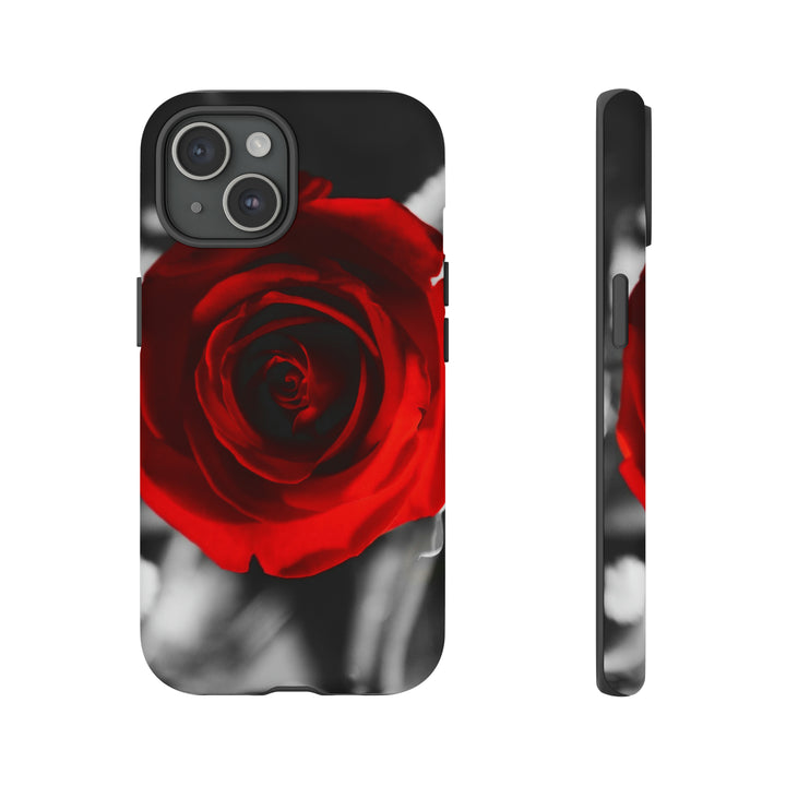 Cute IPhone Case | iPhone 15 Case | iPhone 15 Pro Max Case, Iphone 14 Case, Iphone 14 Pro Max Case IPhone Case for Art Lovers - Red Rose - Studio40ParkLane