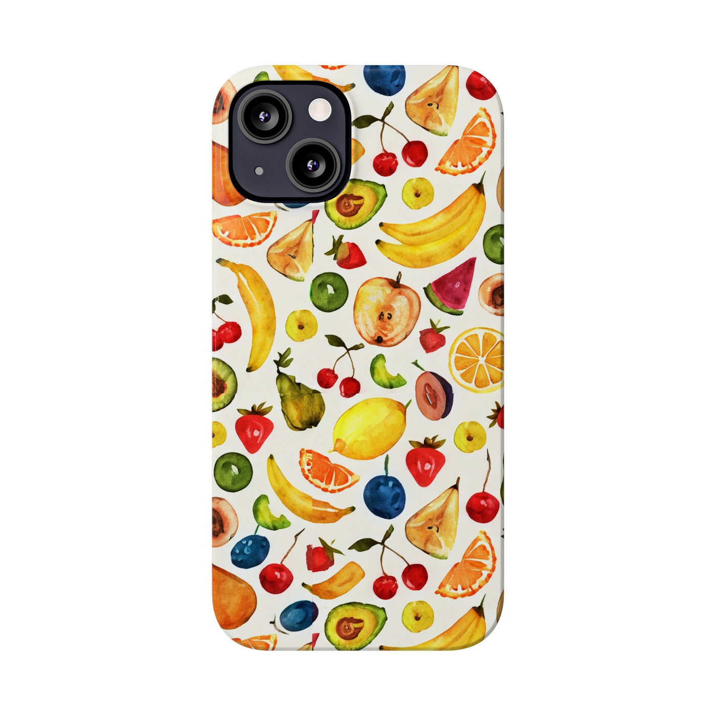 Fruit Mix Display Slim Cute Phone Cases for Iphone  | iPhone 15 Case | iPhone 15 Pro Max Case, Iphone 14, Iphone 14 Pro Max, Iphone 13