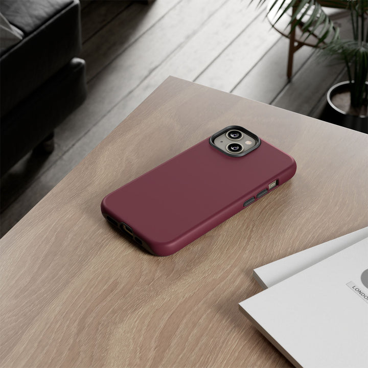 Premium Tough Burgundy Maroon Red Gift for Her Cute Phone Cases for Samsung S25 S24, S23, S22, S21, Iphone, 16, 15, 14, 13 Pro Max Ultra - Studio40ParkLane