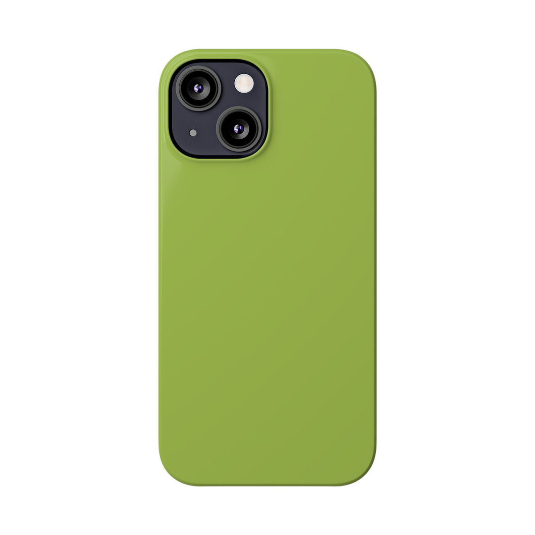 Slim Chartreuse Green Gift for Her Aesthetic Cute Phone Case for Iphone 16 - | iPhone 15 Pro Max Case | iPhone 14 Case 13 12 11 10 9 8 7 - Studio40ParkLane