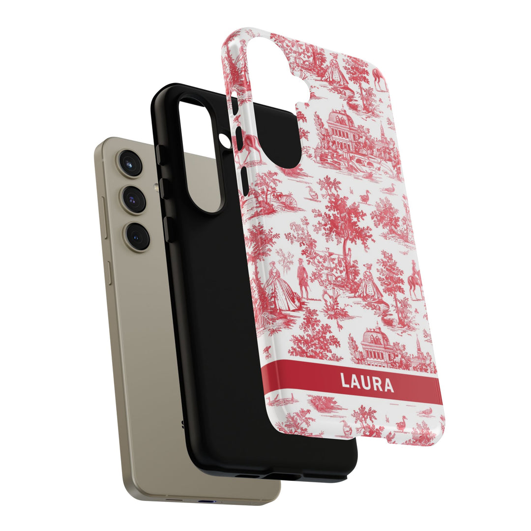 Premium Tough Personalized Initial Custom Gift Cute Phone Cases for Samsung Galaxy S24, S23, S22, S21 Plus, Ultra, Iphone 16, 15, 14 Pro Max - Studio40ParkLane