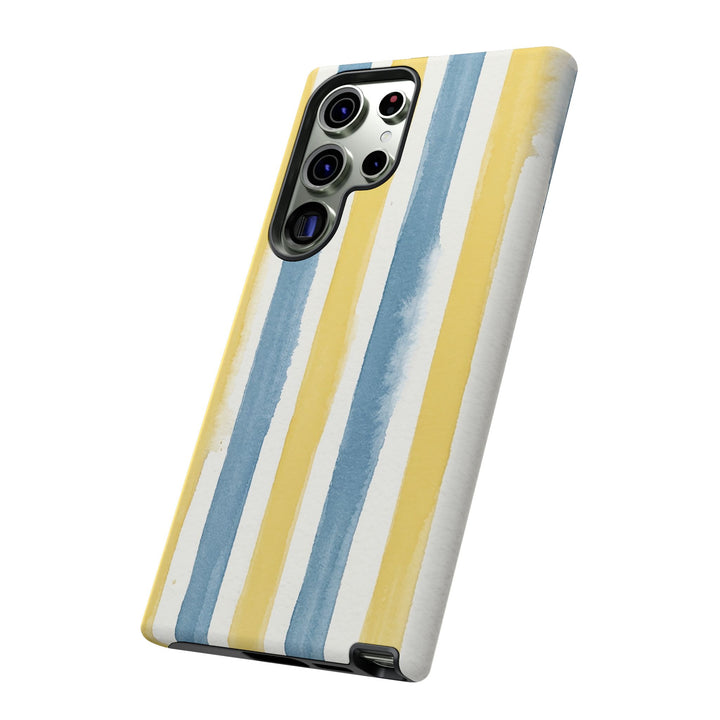 Tough Cute Yellow Stripes Phone Case, for IPhone 17 Pro Max | Iphone 17 Air, Iphone 16, IPhone 15, 14 13 12, Samsung Galaxy S26, S25, S24, S23 - Studio40ParkLane