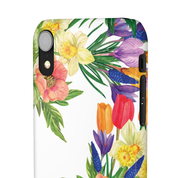 Sleek Snap Spring Summer Flowers Cute Phone Case for iPhone 16 15 14 13 12 11 X Xs Max Xr Pro Plus Samsung Galaxy S24 S23 S22 S21 S20 Ultra