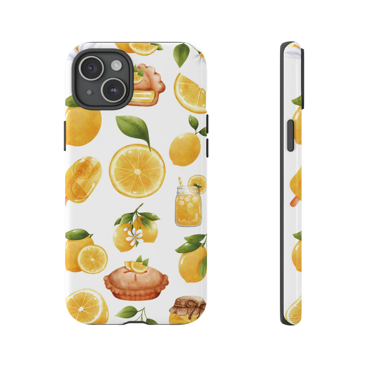 Cute IPhone Case | Summer Fruit Lemon, iPhone 15 Case | iPhone 15 Pro Case, Iphone 14 Case, Iphone 14 Pro Max Case, Protective Iphone Case - Studio40ParkLane