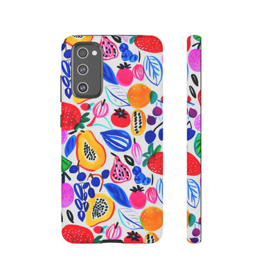 Cute Samsung Phone Case | Aesthetic Samsung Phone Case | Galaxy S23, S22, S21, S20 | Summer Fruit Cocktail, Protective Phone Case