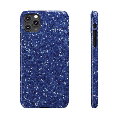 Slim Blue Muted Faux Play on Glitter Effect Cute Phone Cases for Iphone 16 Pro Max | iPhone 15 Case | iPhone 15 Pro Max Case, Iphone 14, Iphone 14 Pro Max, Iphone 13 12 11 8 7