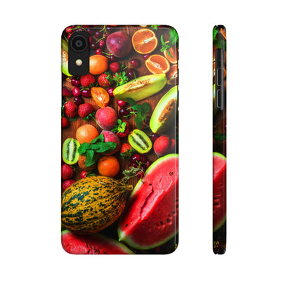 Slim Fall Fruit Collage Phone Cases for Iphone 16 | iPhone 15 Case | iPhone 15 Pro Max Case, Iphone 14, Iphone 14 Pro Max, Iphone 13, Slim Mom Dad Gift