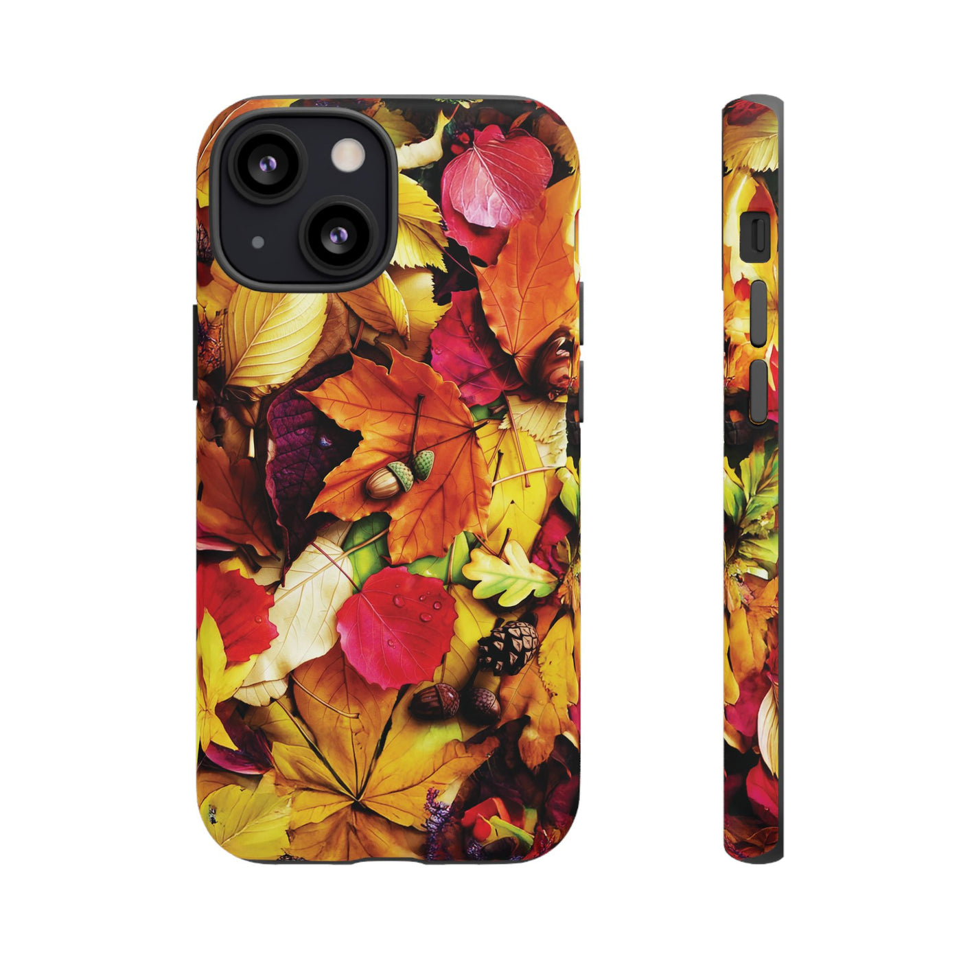 Aesthetic Tough Fall Leaves Foliage Premium Phone Case - For iPhone 17 Pro Max iPhone 16 Pro iPhone 15 Iphone 14 Plus 13 Pro 12 11 10 XR - Studio40ParkLane
