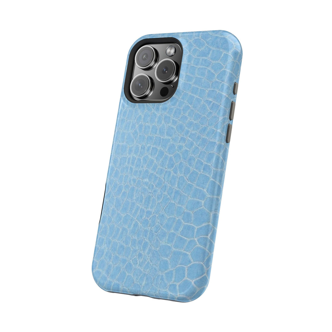 Non Leather Blue Color Pattern Magsafe Cute Phone Case for Iphone Gift for Her, | iPhone 15 Case | iPhone 15 Pro Max Case, Iphone 14, Iphone 14 Pro Max, Iphone 13, Iphone 16 - Studio40ParkLane