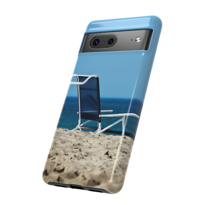 Cute Samsung Case | Cool Iphone Case | Summer Blue Beach Chair, Samsung S24, S23, S22, S21, IPhone 15 Case | Iphone 14 Case, Iphone 13 Case