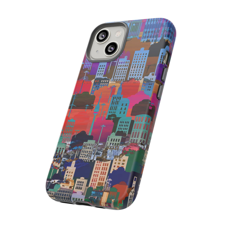 Cute Samsung Case | Cool Iphone Case | Summer City Skyline, Samsung S24, S23, S22, S21, IPhone 15 Case | Iphone 14 Case, Iphone 13 Case - Studio40ParkLane