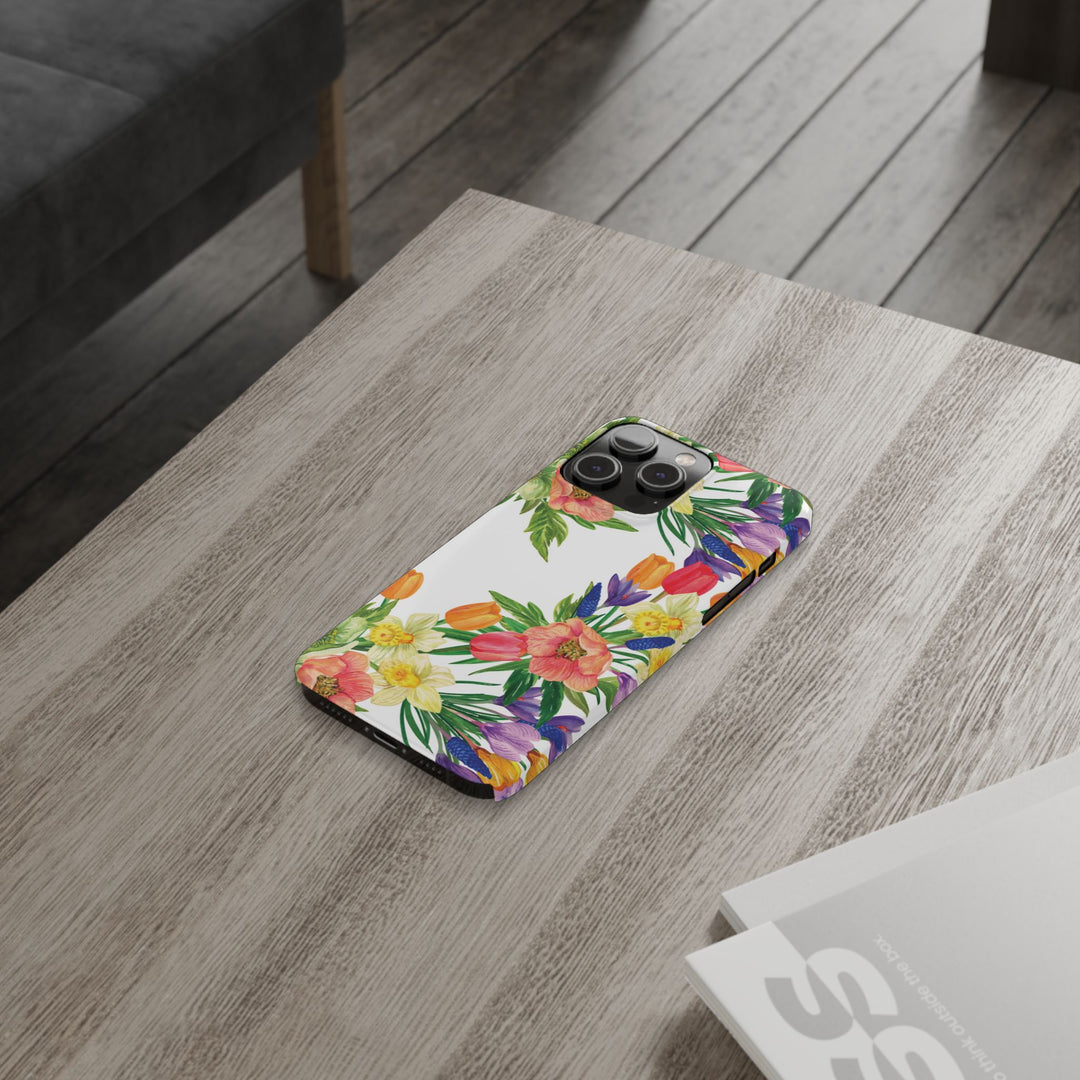 Slim Spring Flowers Gift for Her Cute Phone Cases for Iphone 16 Pro Max | iPhone 15 Case | iPhone 15 Pro Max Case, Iphone 14, 13, 12, 11, 10, 8, 7 - Studio40ParkLane