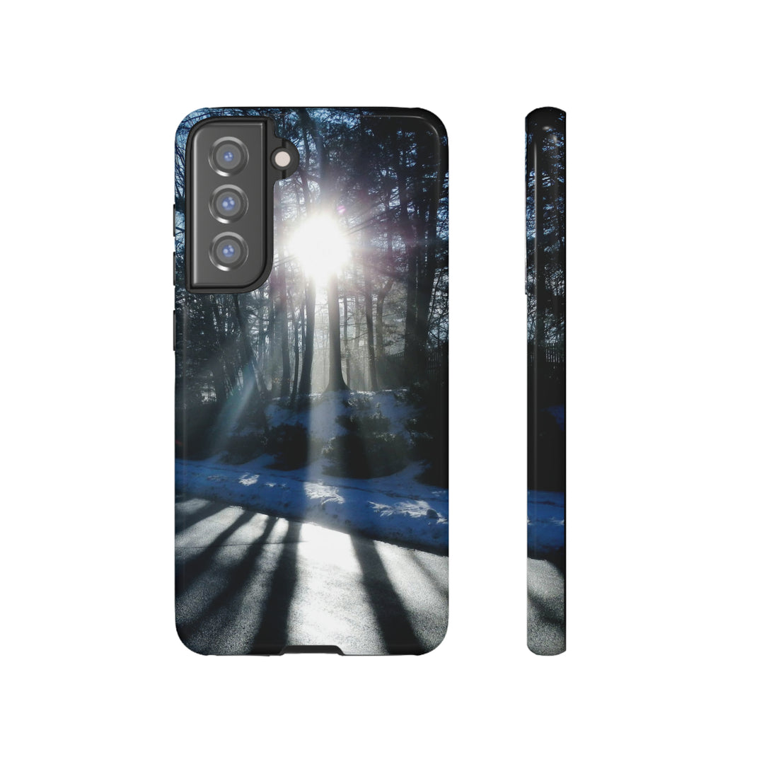Cute Samsung Phone Case | Aesthetic Samsung Phone Case | Galaxy S23, S22, S21, S20 | Winter Sunshine, Protective Phone Case - Studio40ParkLane
