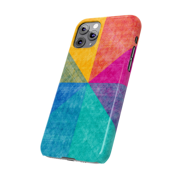 Slim Cute Phone Cases for Iphone | iPhone 15 Case | iPhone 15 Pro Max Case, Iphone 14, Iphone 14 Pro Max, Iphone 13, Abstract Colored Shapes - Studio40ParkLane
