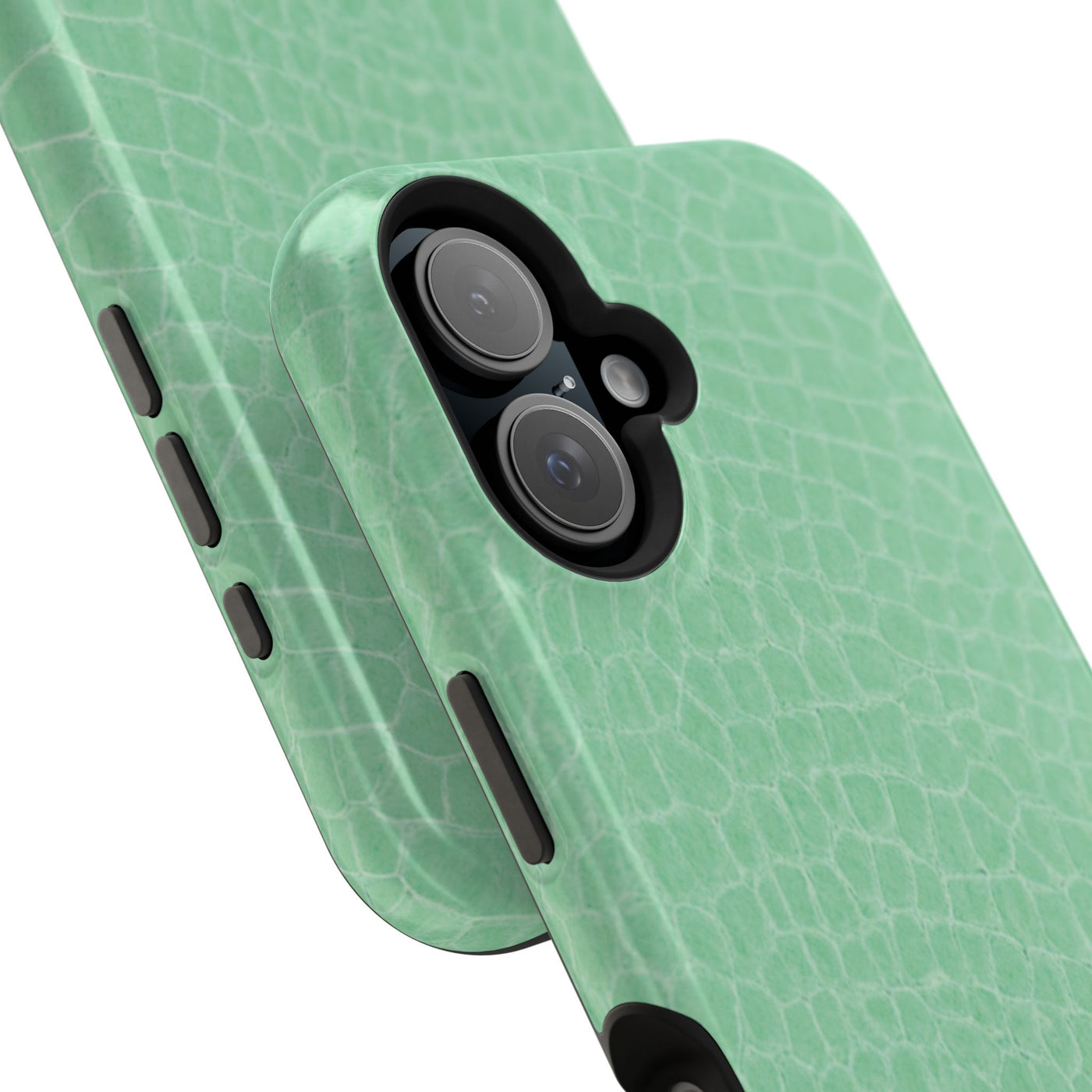 Non Leather Mint Color Pattern Magsafe Cute Phone Case for Iphone Gift for Her, | iPhone 15 Case | iPhone 15 Pro Max Case, Iphone 14, Iphone 14 Pro Max, Iphone 13, Iphone 16 - Studio40ParkLane