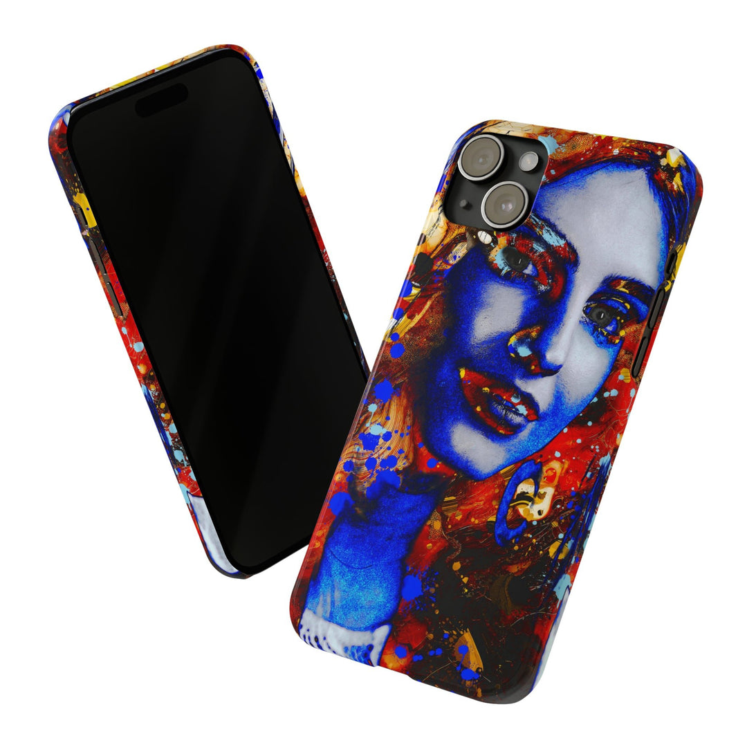 Slim Cute Phone Cases for Iphone - | iPhone 15 Case | iPhone 15 Pro Max Case, Iphone 14 Case, Iphone 14 Pro Max, Iphone 13, Marble Splash Face - Studio40ParkLane
