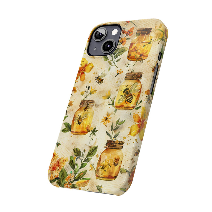 Slim Cute Phone Cases for Iphone | iPhone 15 Case | iPhone 15 Pro Max Case, Iphone 14, Iphone 14 Pro Max, Iphone 13, Honey Bees Yellow - Studio40ParkLane