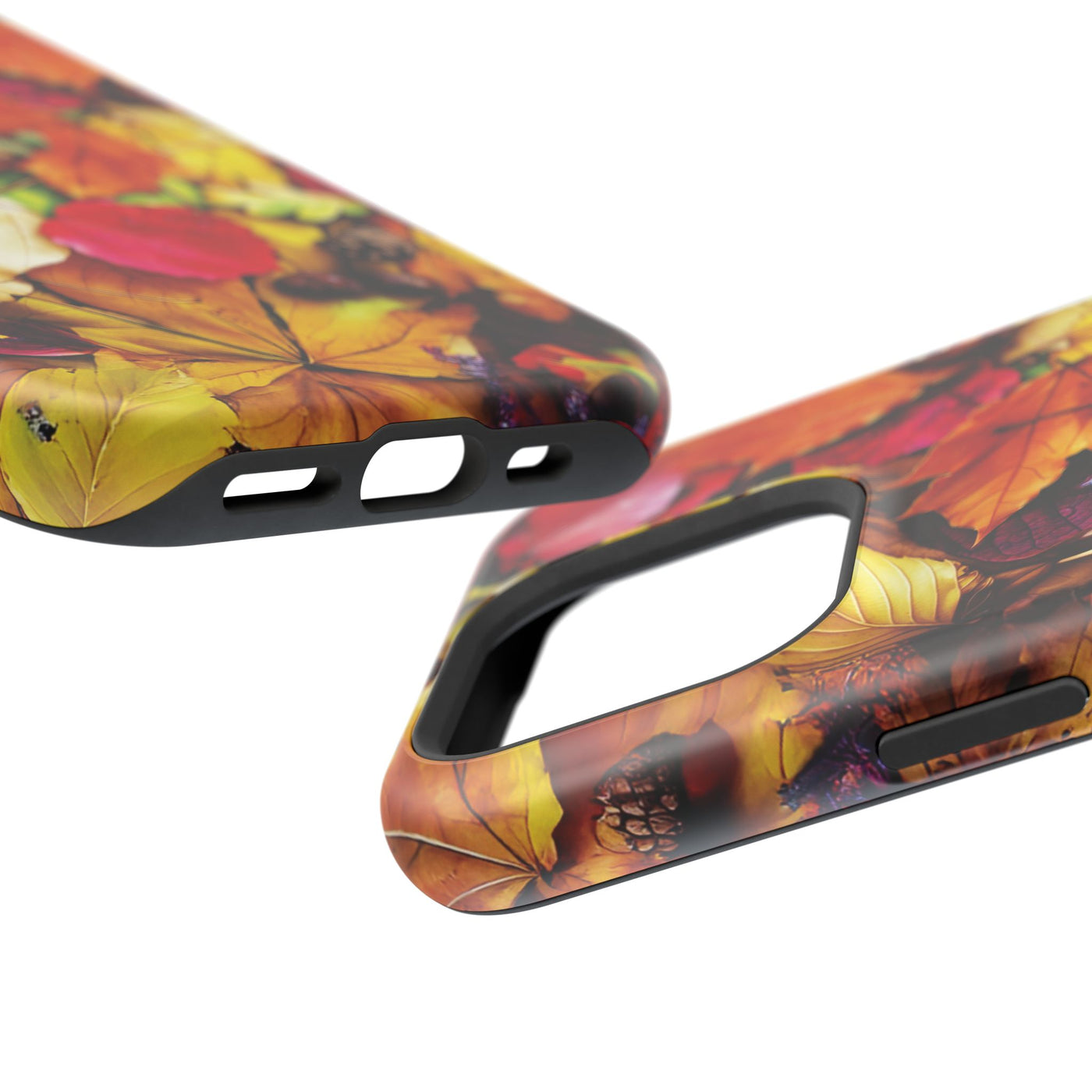 Aesthetic Tough Magsafe Fall Leaves Foliage Phone Case - For iPhone 17 Pro Max iPhone 16 Pro iPhone 15 Iphone 14 Plus 13 Pro 12 11 10 - Studio40ParkLane