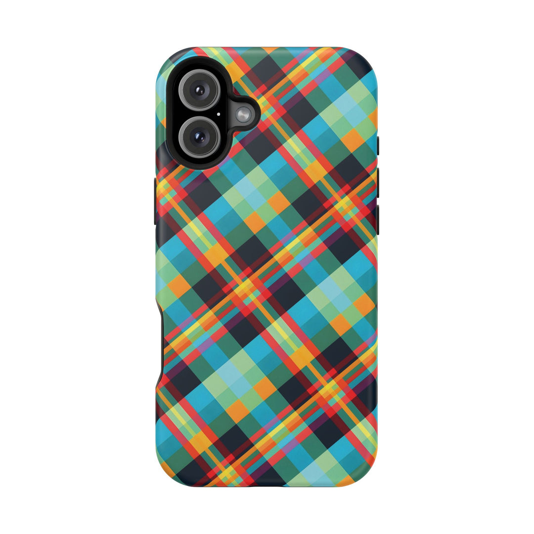 Checkered Plaid Magsafe Gift for Her Cute Phone Case for Iphone, | iPhone 16 | iPhone 15 Pro Max, Iphone 14 Pro Max, 13 12 11 10 9 8 7 - Studio40ParkLane