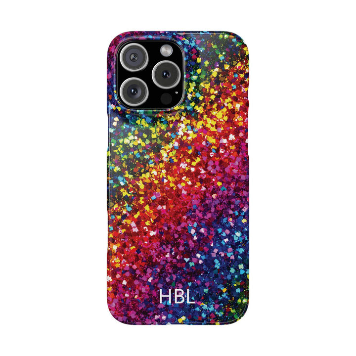 Slim Personalized Slim Muted Faux Play on Glitter Effect Cute Phone Cases for Iphone 16 Pro Max | iPhone 15 Case | iPhone 15 Pro Max Case, Iphone 14, Iphone 14 Pro Max, Iphone 13 12 11 8 7 - Studio40ParkLane