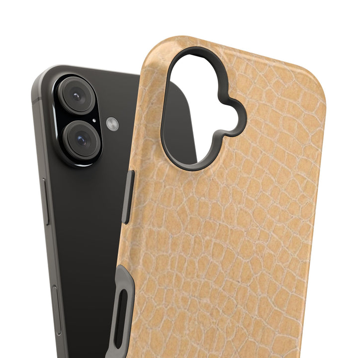 Non Leather Beige Color Pattern Magsafe Cute Phone Case for Iphone Gift for Her, | iPhone 15 Case | iPhone 15 Pro Max Case, Iphone 14, Iphone 14 Pro Max, Iphone 13, Iphone 16 - Studio40ParkLane