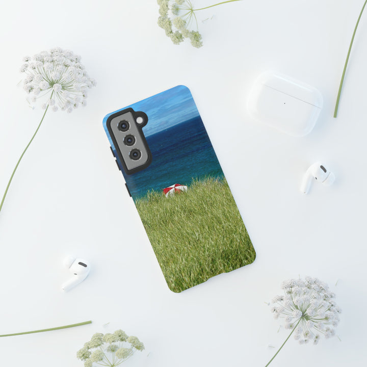 Cute Samsung Phone Case | Aesthetic Samsung Phone Case | Beach Umbrella | Galaxy S23, S22, S21, S20 | Luxury Double Layer | Cool - Studio40ParkLane