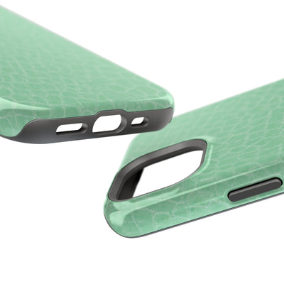 Non Leather Mint Color Pattern Magsafe Cute Phone Case for Iphone Gift for Her, | iPhone 15 Case | iPhone 15 Pro Max Case, Iphone 14, Iphone 14 Pro Max, Iphone 13, Iphone 16 - Studio40ParkLane