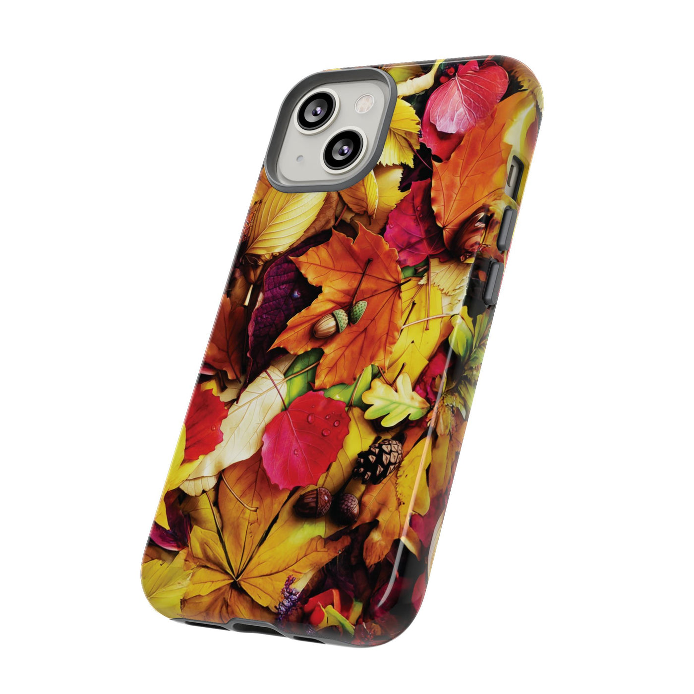 Aesthetic Tough Fall Leaves Foliage Premium Phone Case - For iPhone 17 Pro Max iPhone 16 Pro iPhone 15 Iphone 14 Plus 13 Pro 12 11 10 XR - Studio40ParkLane
