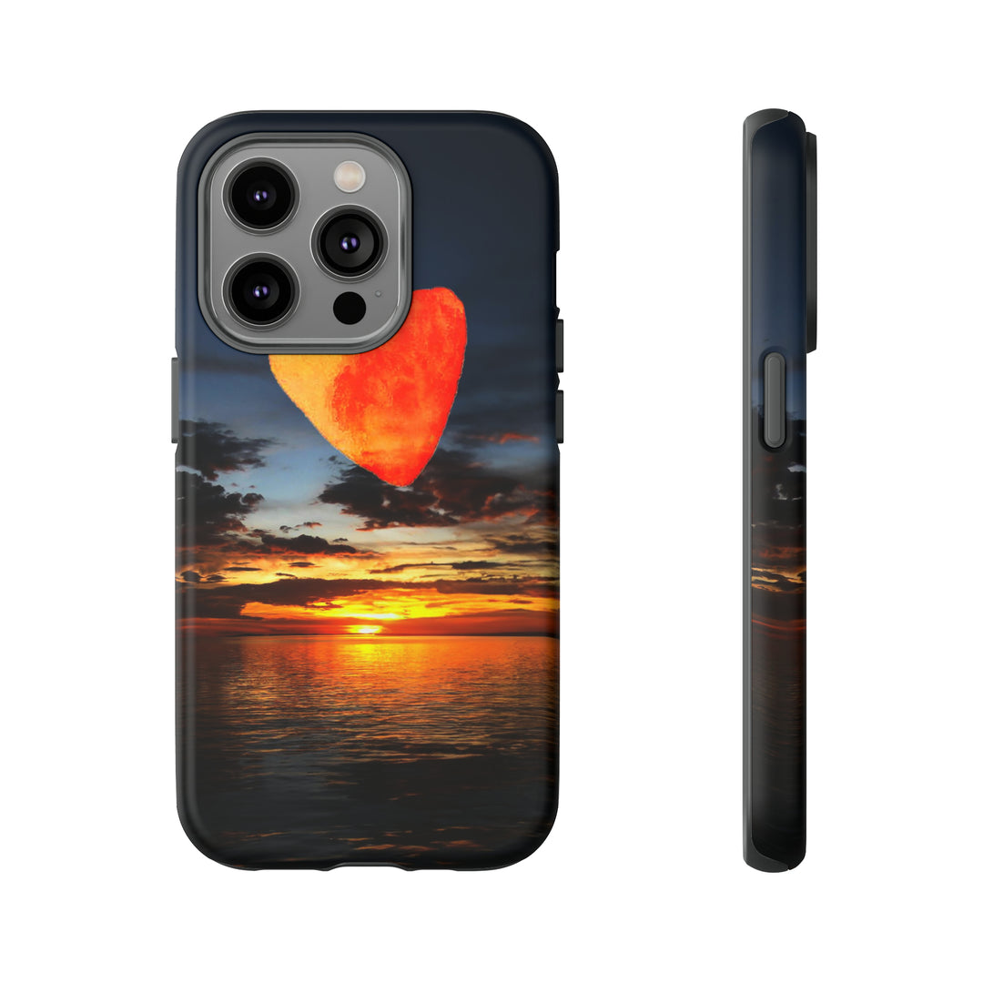 Cute IPhone Case | Rising Heart Love Sunset, iPhone 15 Case | iPhone 15 Pro Case, Iphone 14 Case, Iphone 14 Pro Max Case - Studio40ParkLane