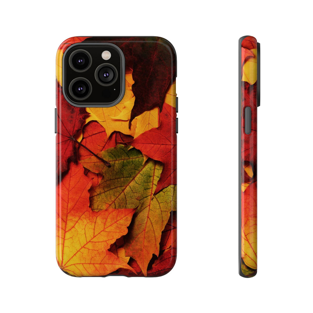 Autumn Fall Leaves Gift Cute Phone Case for, Samsung Galaxy S24, S23, S22, S21, IPhone 16 Case | Iphone 15, Iphone 14, IPhone 13 Case Mom Dad Gift - Studio40ParkLane
