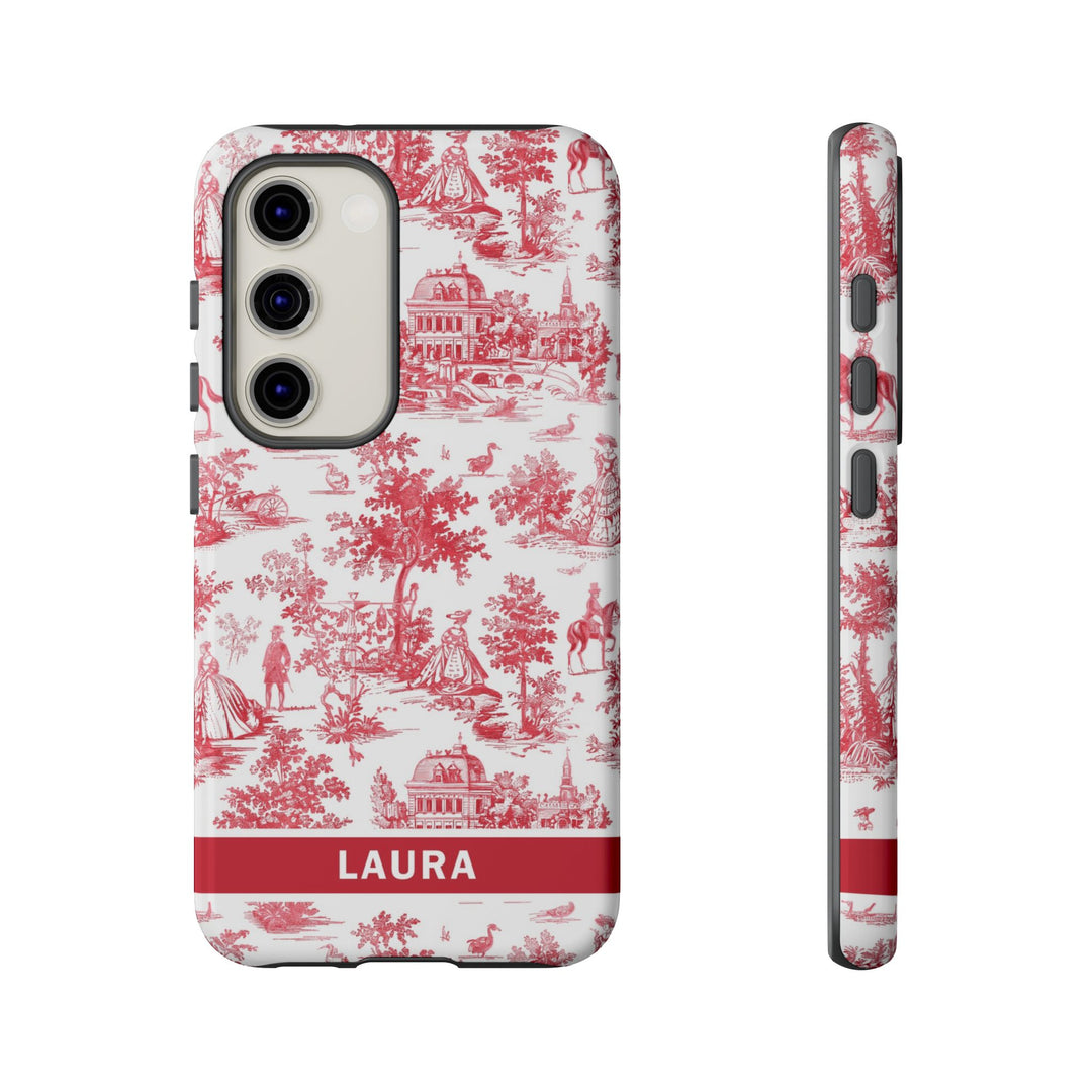 Premium Tough Personalized Initial Custom Gift Cute Phone Cases for Samsung Galaxy S24, S23, S22, S21 Plus, Ultra, Iphone 16, 15, 14 Pro Max - Studio40ParkLane