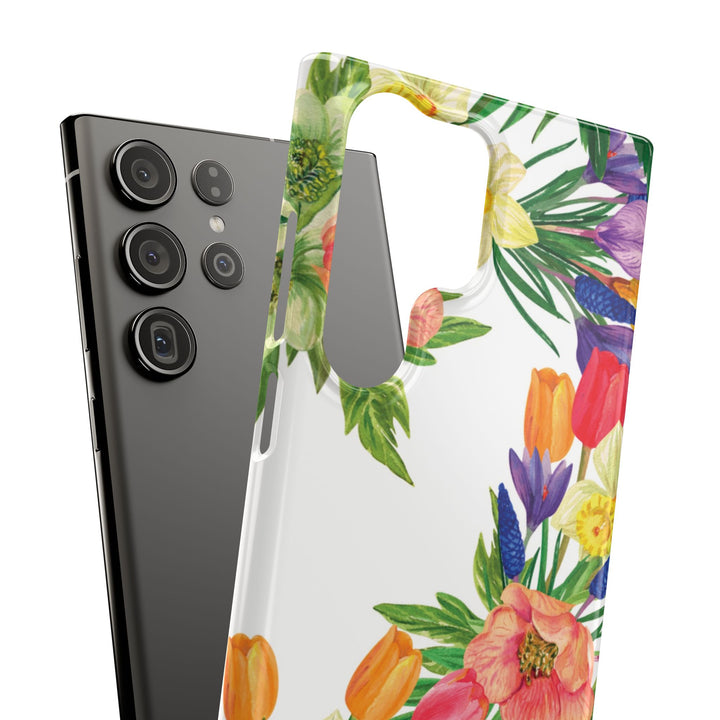 Sleek Snap Spring Summer Flowers Cute Phone Case for iPhone 16 15 14 13 12 11 X Xs Max Xr Pro Plus Samsung Galaxy S24 S23 S22 S21 S20 Ultra
