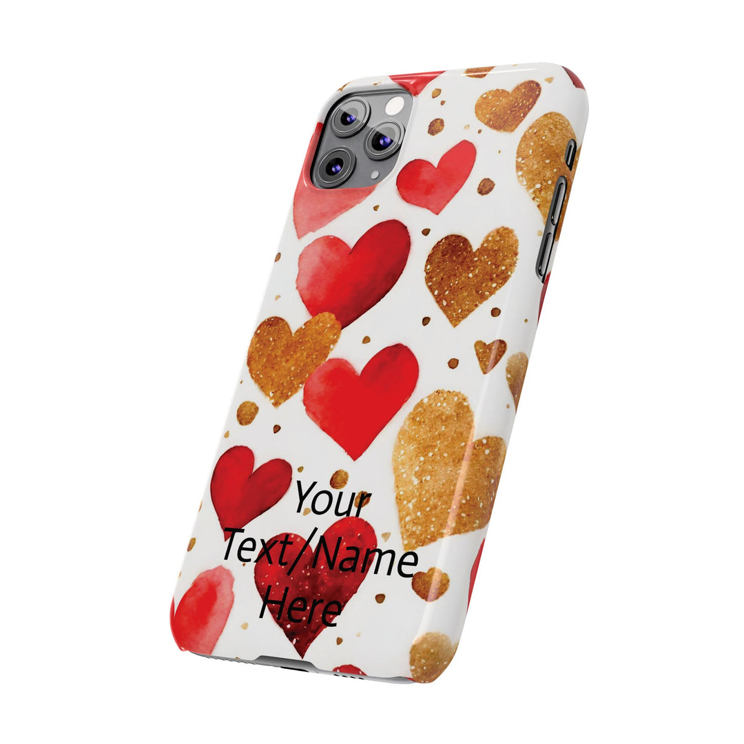 Slim Custom Personalized Valentine Love Gift for Her Cute Phone Cases for Iphone 16 Pro Max | iPhone 15 Case | iPhone 15 Pro Max Case, Iphone 14 - Studio40ParkLane