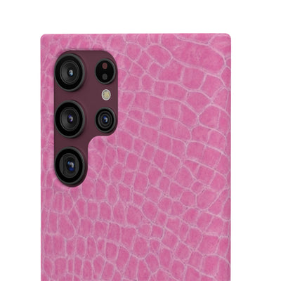Snap Non Leather Pink Color Pattern Gift for Her Cute Phone Cases for Samsung Galaxy S24, S23, S22, S21, S20, Plus, Ultra, Iphone 16, 15, 14, Pro and Max - Studio40ParkLane