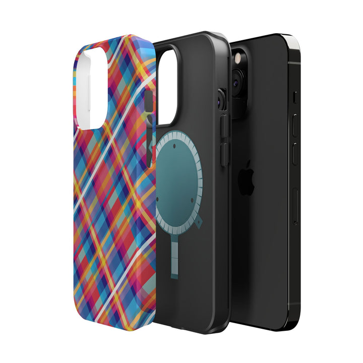 Checkered Plaid Magsafe Gift for Her Cute Phone Case for Iphone, | iPhone 16 | iPhone 15 Pro Max, Iphone 14 Pro Max, 13 12 11 10 9 8 7 - Studio40ParkLane