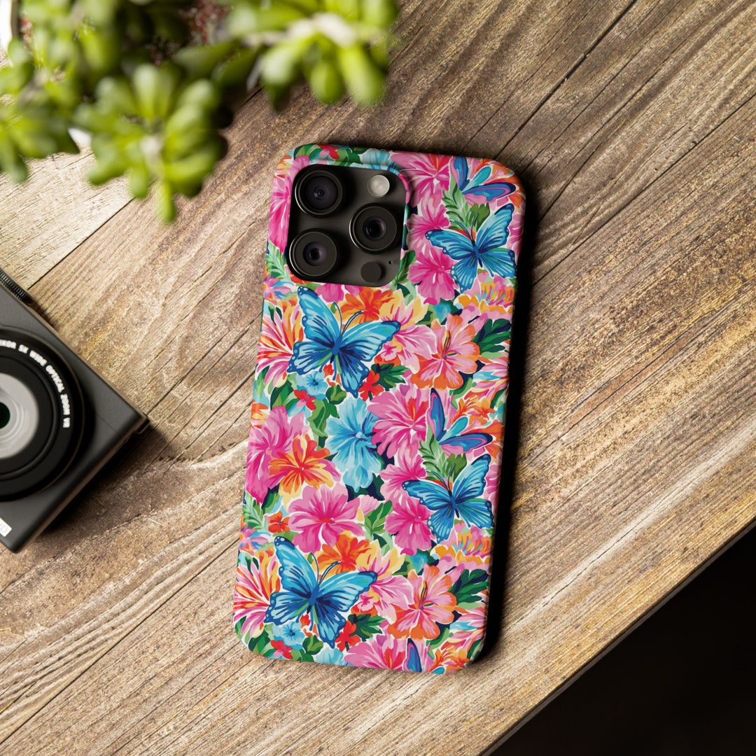 Slim Butterflies Flowers Gift for Her Cute Phone Cases for Iphone 16 Pro Max | iPhone 15 Case | iPhone 15 Pro Max Case, Iphone 14, 13, 12, 11, 10, 8, 7 - Studio40ParkLane