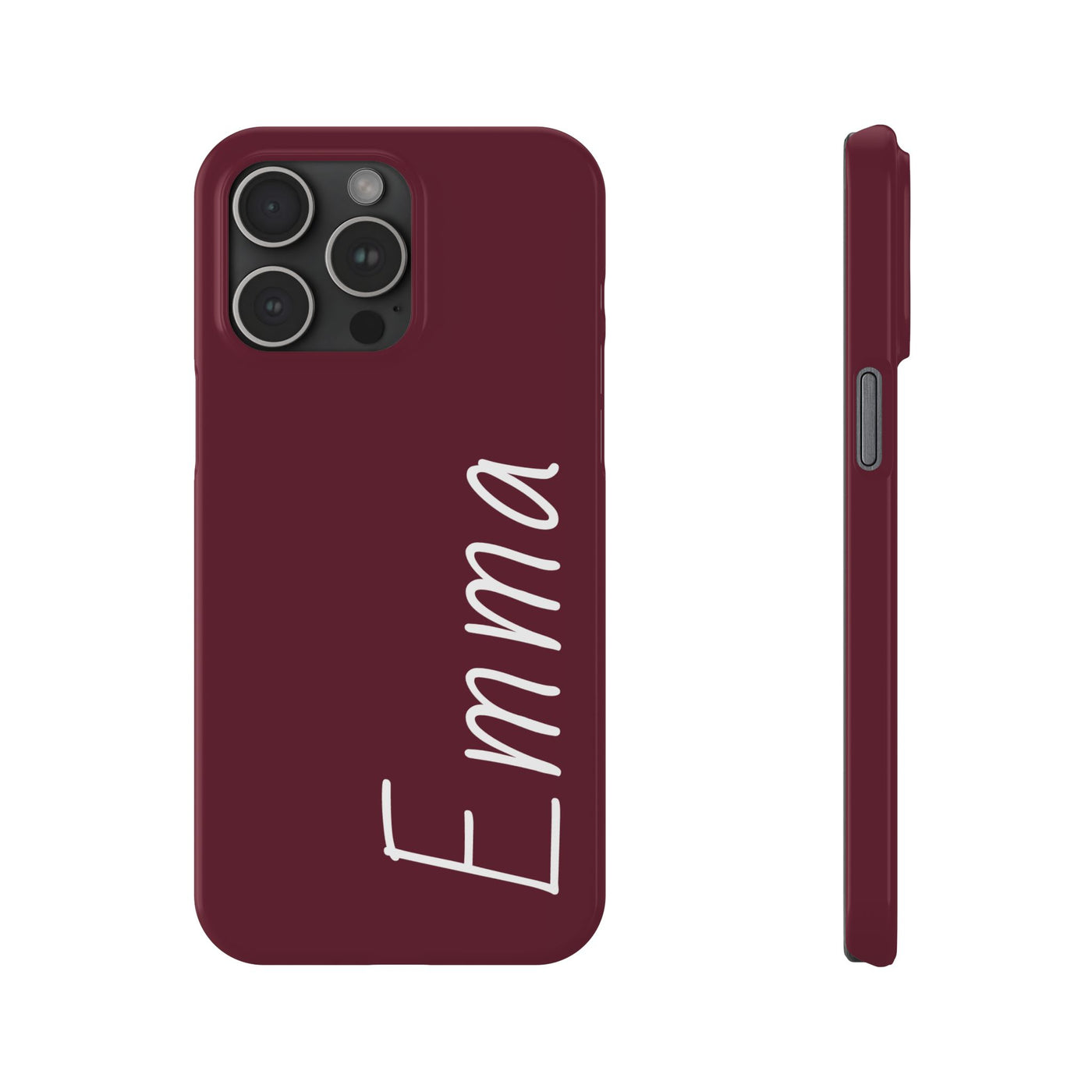 Personalized Initial Name Custom Slim Phone Cases for Iphone 16 Pro Max | iPhone 15 Case | iPhone 15 Pro Max Case, Iphone 14, 13, 12, 11, 10, 8, 7 - Studio40ParkLane