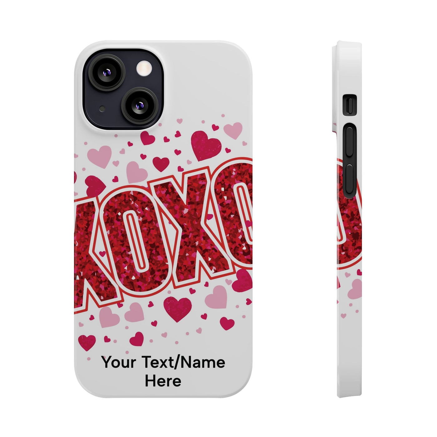 Slim Custom Personalized Valentine Love Gift for Her Cute Phone Cases for Iphone 16 Pro Max | iPhone 15 Case | iPhone 15 Pro Max Case, Iphone 14, 13, 12, 11, 10, 8, 7