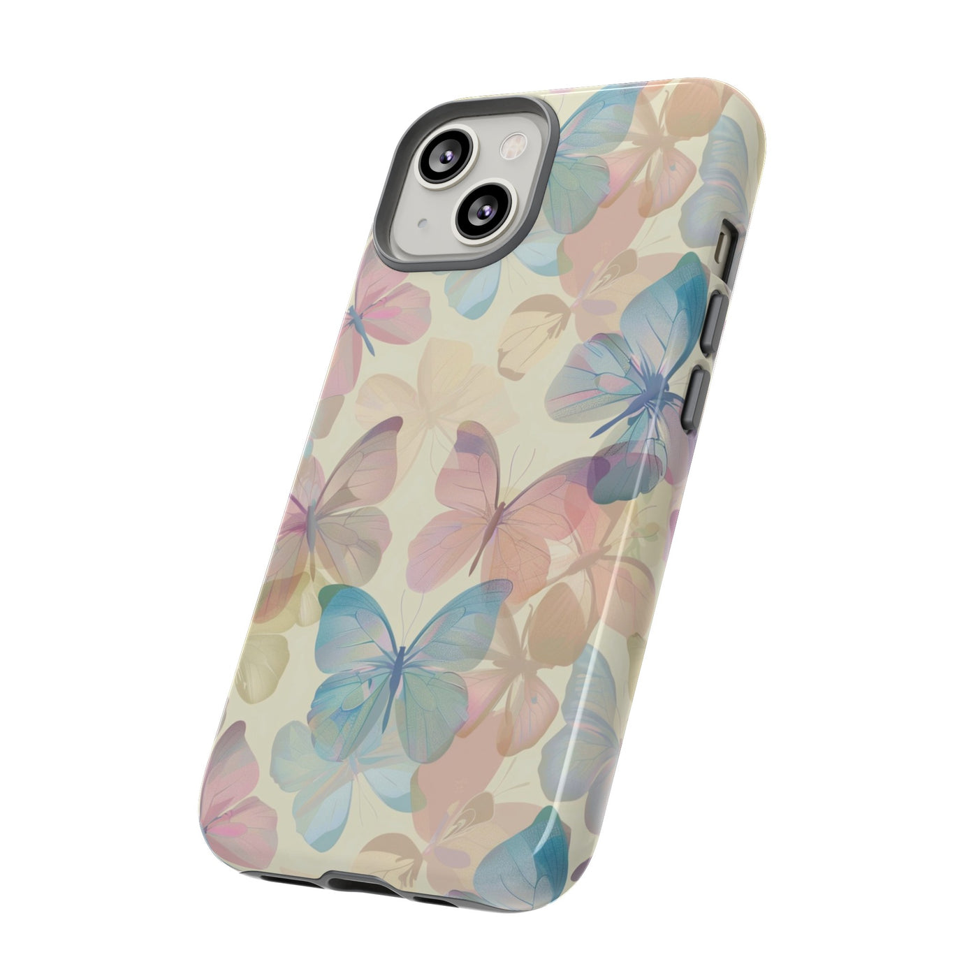 Cute Samsung Case | Cool Iphone Case | Summer Pastel Butterflies, Samsung S24, S23, S22, S21, IPhone 15 Case | Iphone 14 Case, Iphone 13 Case