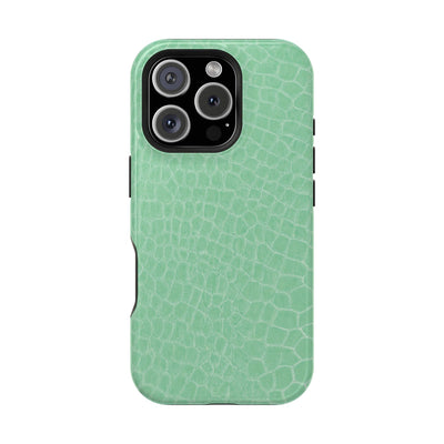 Non Leather Mint Color Pattern Magsafe Cute Phone Case for Iphone Gift for Her, | iPhone 15 Case | iPhone 15 Pro Max Case, Iphone 14, Iphone 14 Pro Max, Iphone 13, Iphone 16 - Studio40ParkLane