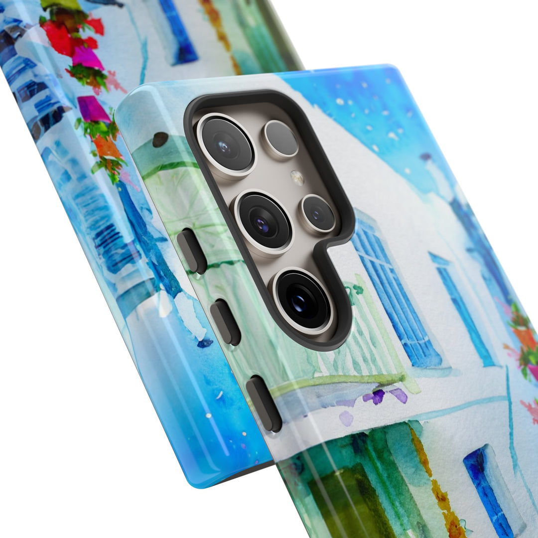 Impact Resistant, Greece House, Cute Phone Cases for Samsung S24, S23, S22, S21, IPhone 15 pro Iphone 14 pro Iphone 13 IPhone 12 Iphone 11 - Studio40ParkLane