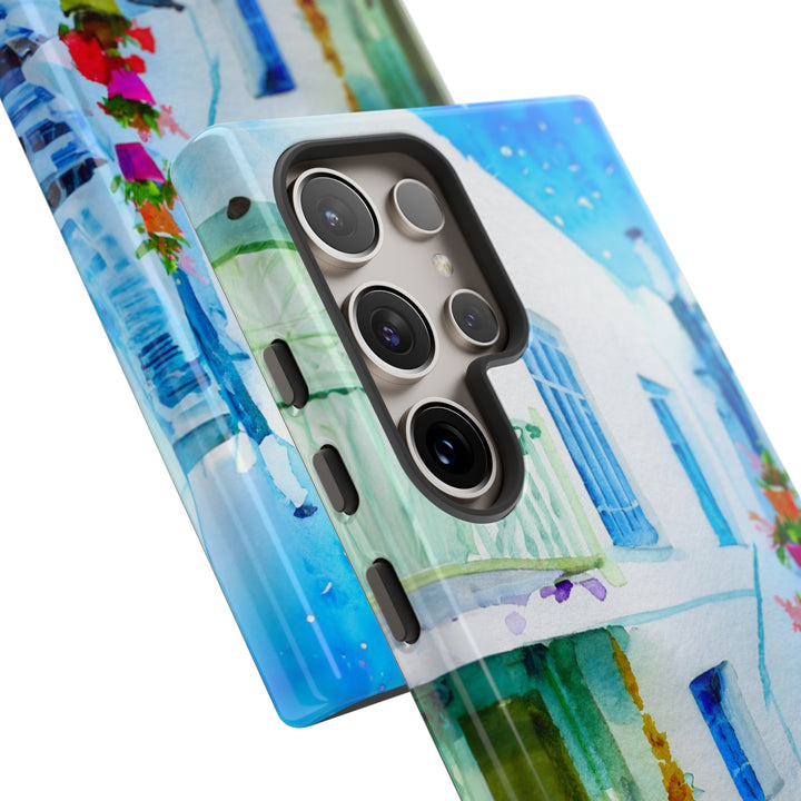 Impact Resistant, Greece House, Cute Phone Cases for Samsung S24, S23, S22, S21, IPhone 15 pro Iphone 14 pro Iphone 13 IPhone 12 Iphone 11 - Studio40ParkLane
