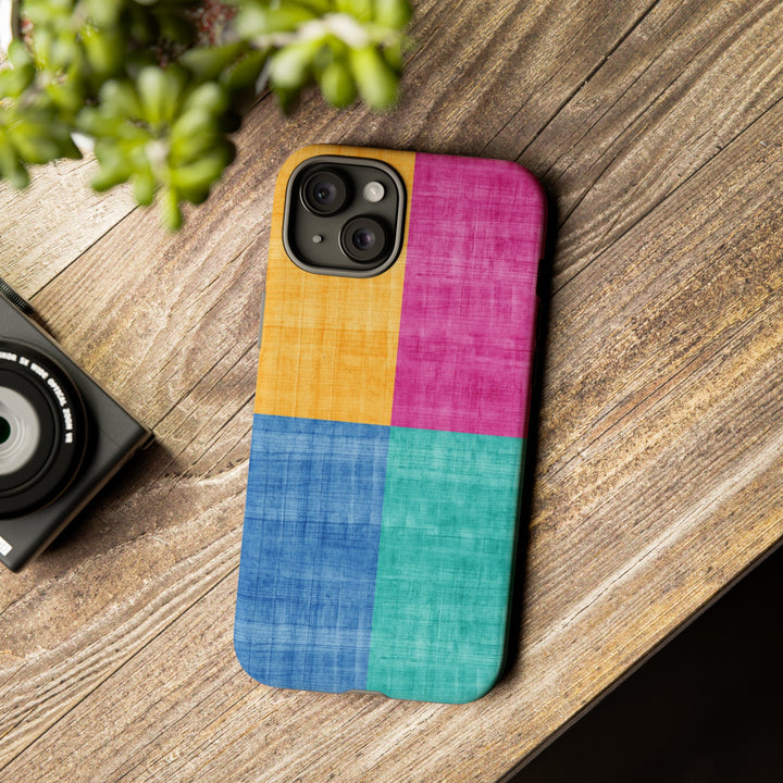 Impact Resistant, Colored Shapes, Cute Phone Cases for Samsung S24, S23, S22, S21, IPhone 15 pro Iphone 14 pro Iphone 13 IPhone 12 Iphone 11 - Studio40ParkLane