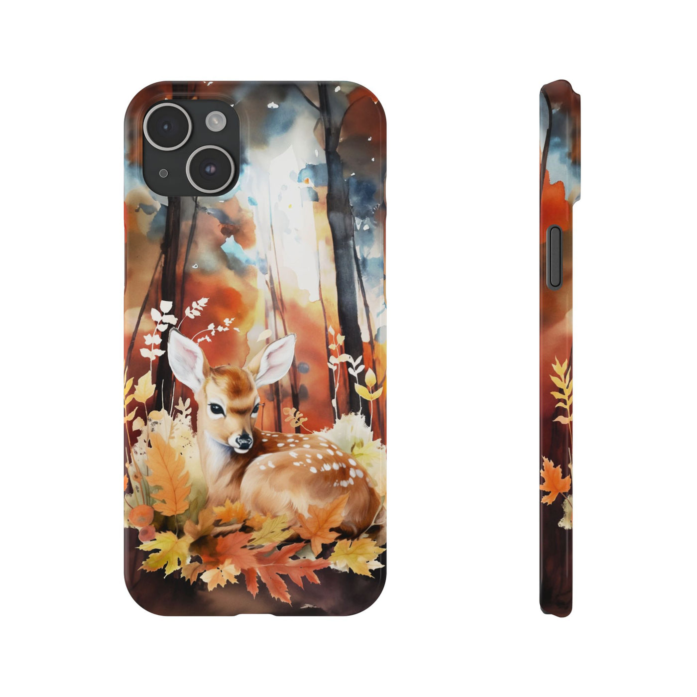 Fall Autumn Forest Deer Gift for Her Cute Phone Cases for Iphone 16 | iPhone 15 Case | iPhone 15 Pro Max Case, Iphone 14, Iphone 14 Pro Max, Iphone 13, Slim