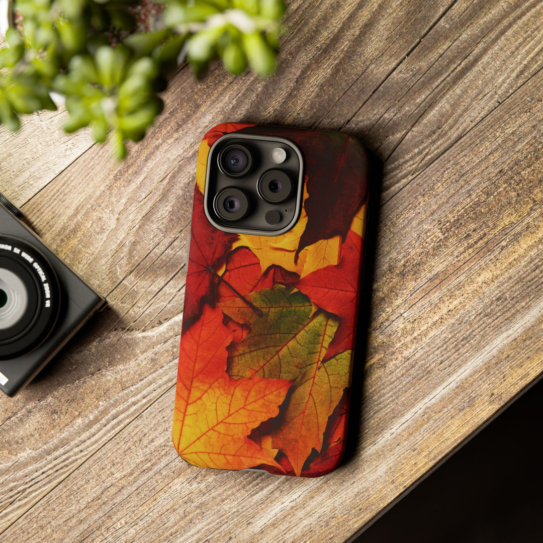 Autumn Fall Leaves Gift Cute Phone Case for, Samsung Galaxy S24, S23, S22, S21, IPhone 16 Case | Iphone 15, Iphone 14, IPhone 13 Case Mom Dad Gift - Studio40ParkLane